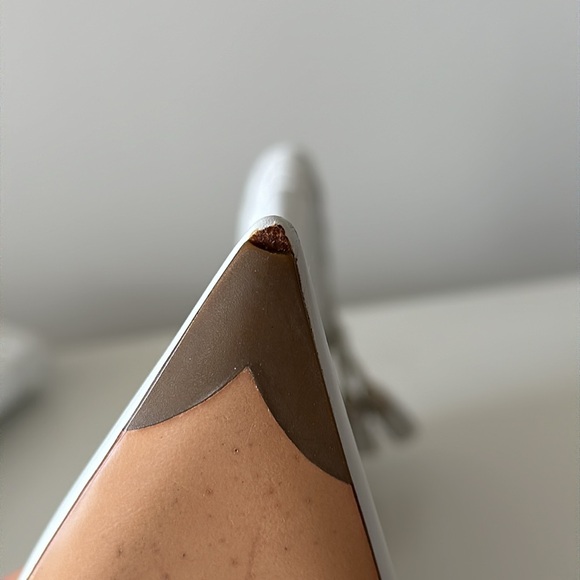 Sergio Rossi White Leather Cowboy Style Heeled Boots US 5.5/ EU 35.5 - Picture 7 of 10